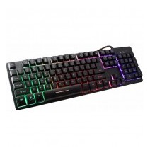 Clavier Gaming Réctro-Éclairé LED Noir (ZYG-800)