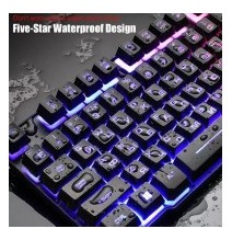 Clavier Gaming Réctro-Éclairé LED Noir (ZYG-800)