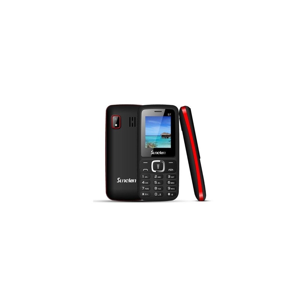 Partagez ce produit Sunelan Téléphone portable S7 / DOUBLE SIM / Noir + Rouge