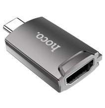 ADAPTATEUR HOCO UA19 EASY FLOW TYPE-C VERS HDMI SILVER