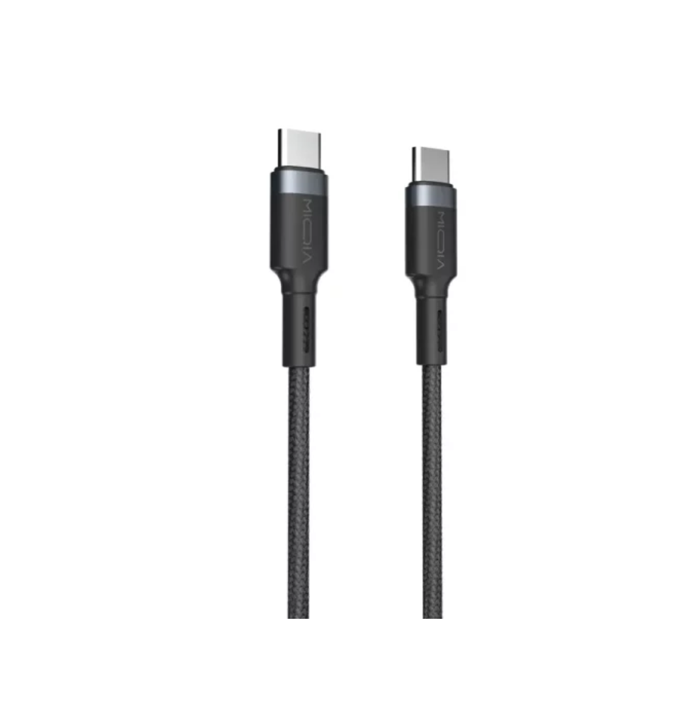 Cable MIQIA 1M PD60W Type C to Type C Black (MC31)