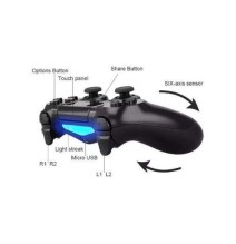 Manette Sans Fil PS4 - Contrôleur Ergonomique avec Vibrations et Pavé Tactile