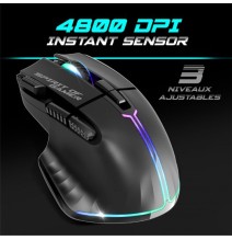 Ensemble Clavier et Souris Gamer SPIRIT OF GAMER ULTIMATE 600 - Noir