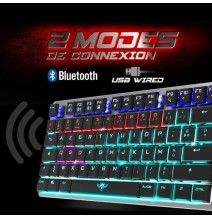 Clavier Gamer Sans Fil SPIRIT OF GAMER XK1300RF RGB - Noir