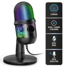 Microphone Filaire Gamer SPIRIT OF GAMER Clardiod EKO400 RGB - Noir