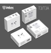 Écouteurs Sans Fil INKAX T3 Bluetooth - Blanc