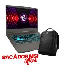 PC Portable Gamer MSI Thin 15 B13UCX i5 13è Gén 8Go RTX 2050